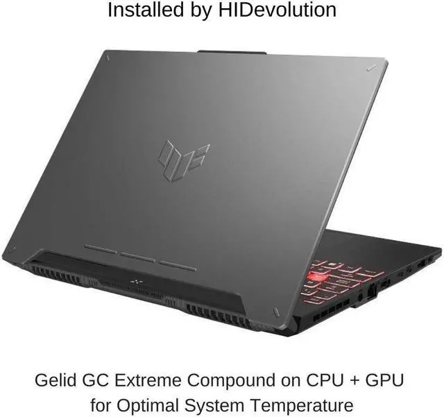 Alt view image 2 of 7 - ASUS TUF Gaming A17 FA707NU 17.3" FHD 144Hz, 3.2 GHz Ryzen 7 7735HS, RTX 4050, 64 GB DDR5 RAM, 8 TB PCIe SSD, Windows 11 Pro