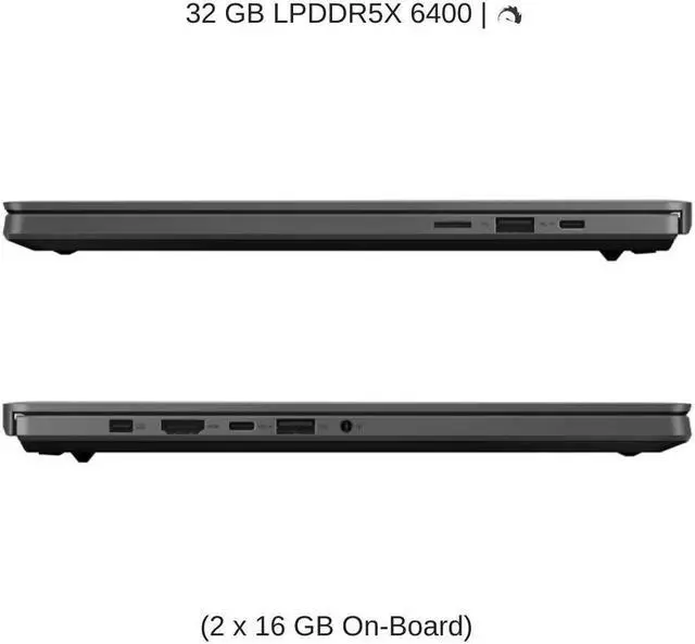 Alt view image 4 of 7 - [2024] HIDevolution ASUS ROG Zephyrus G14 GA403UI [Gray] 14" 3K OLED 120Hz, 4.0 GHz Ryzen 9 8945HS, RTX 4070, 32 GB LPDDR5X RAM, 4 TB PCIe SSD, Windows 11 Pro