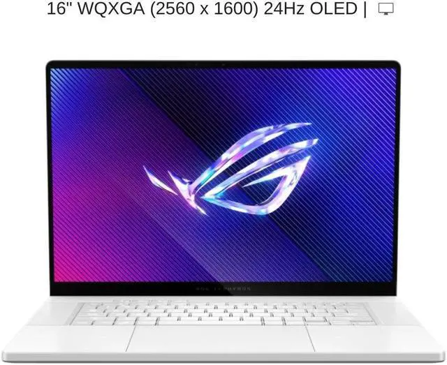 Alt view image 6 of 7 - [2024]  ASUS ROG Zephyrus G16 GU605MZ [White] 16" WQXGA 240Hz, 3.8 GHz Ultra 9-185H, RTX 4080, 32 GB LPDDR5X RAM, 1 TB PCIe SSD, Windows 11 Pro