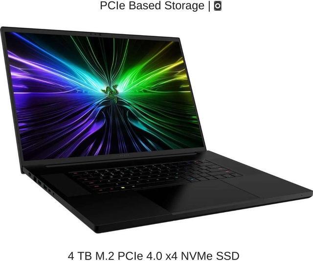 Alt view image 4 of 7 - Razer Blade 18 [2024] Black, 18" QHD+ 300Hz Mini-LED, 1.6 GHz i9-14900HX, RTX 4080, 64 GB DDR5 RAM, 4 TB PCIe SSD, Windows 11 Pro
