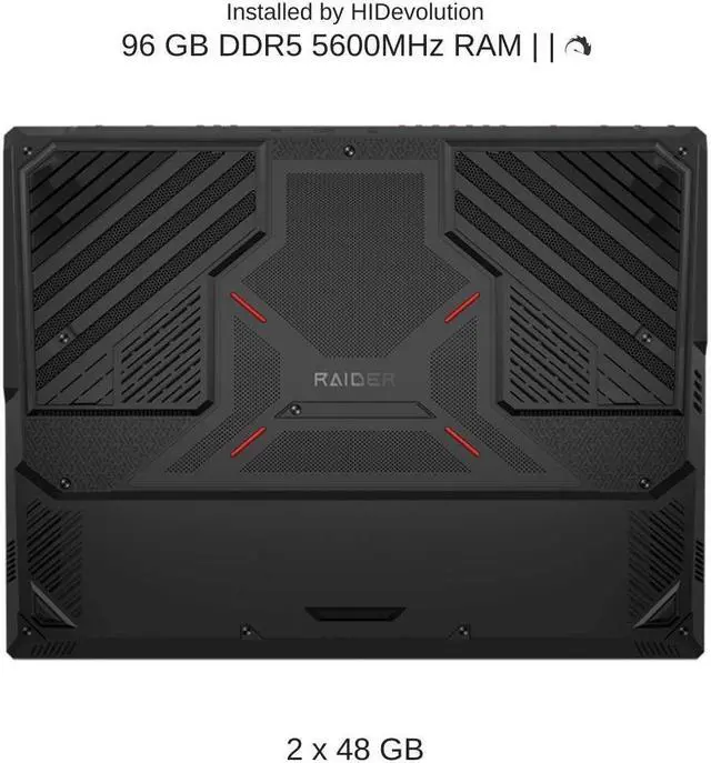 Alt view image 4 of 6 - [2025] HIDevolution MSI Raider 18 HX A14VHG 18" QHD+ 240Hz, 1.6 GHz i9-14900HX, RTX 4080, 96 GB DDR5 RAM, 8 TB PCIe SSD, Windows 11 Pro