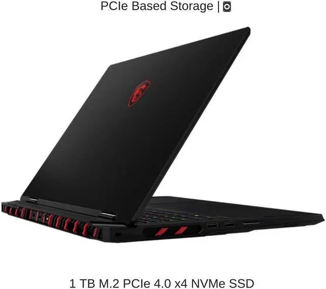 Alt view image 5 of 6 - [2025] HIDevolution MSI Raider 18 HX A14VHG 18" QHD+ 240Hz, 1.6 GHz i9-14900HX, RTX 4090, 96 GB DDR5 RAM, 1 TB PCIe SSD, Windows 11 Home