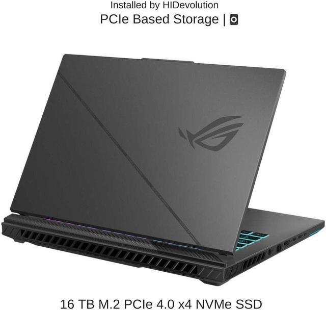 Alt view image 5 of 7 - [2024]  ASUS ROG Strix G16 G614JVR 16" WQXGA 240Hz, 1.6 GHz i9-14900HX, RTX 4060, 32 GB DDR5 RAM, 2 TB PCIe SSD, Windows 11 Home