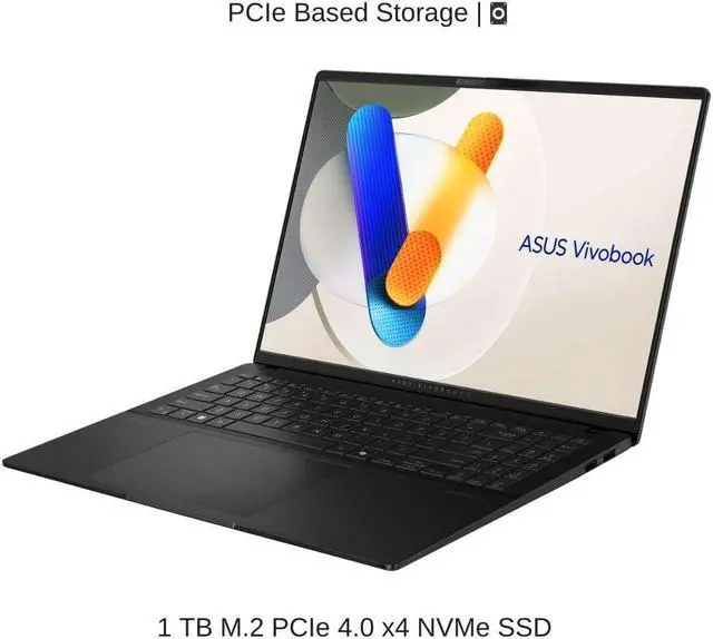 Alt view image 5 of 7 - ASUS Vivobook S 16 OLED S5606MA 16" 3.2K 120Hz, 3.8 GHz Ultra 9-185H, Intel Arc Graphics, 16 GB LPDDR5X RAM, 4 TB PCIe SSD, Windows 11 Home