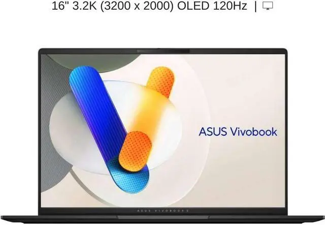 Alt view image 6 of 7 - ASUS Vivobook S 16 OLED S5606MA 16" 3.2K 120Hz, 3.8 GHz Ultra 9-185H, Intel Arc Graphics, 16 GB LPDDR5X RAM, 4 TB PCIe SSD, Windows 11 Home