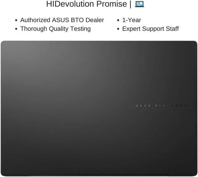 Alt view image 7 of 7 - ASUS Vivobook S 16 OLED S5606MA 16" 3.2K 120Hz, 3.8 GHz Ultra 9-185H, Intel Arc Graphics, 16 GB LPDDR5X RAM, 4 TB PCIe SSD, Windows 11 Home