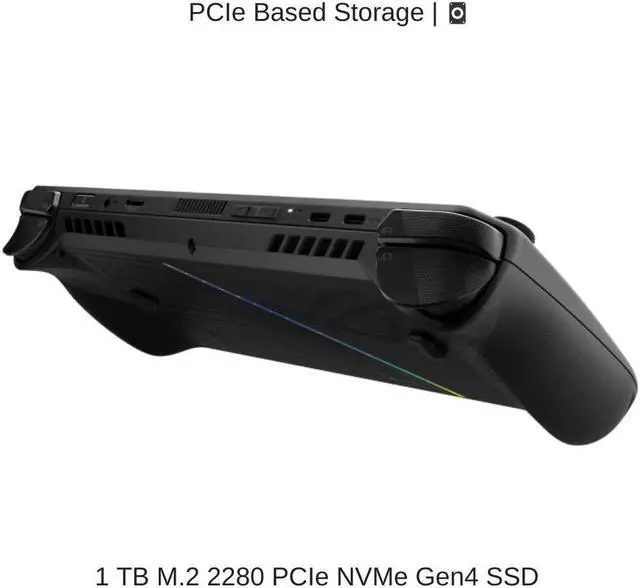 Alt view image 5 of 7 - [2024] HIDevolution ASUS ROG Ally X RC72LA 7" FHD 120Hz, 3.3 GHz Ryzen Z1 Extreme, AMD Radeon, 24 GB LPDDR5 RAM, 1 TB PCIe SSD, Windows 11 Pro
