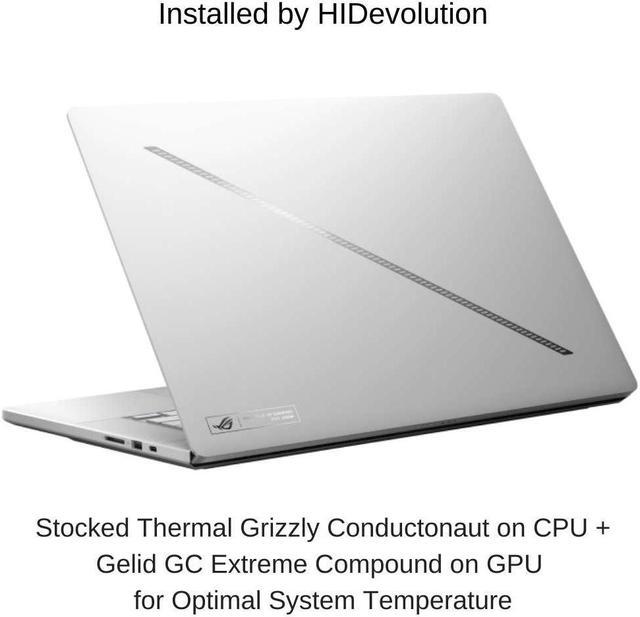 Alt view image 2 of 7 - [2024] HIDevolution ASUS ROG Zephyrus G16 [White] GA605WV 16" WQXGA OLED 240Hz, 2.0 GHz Ryzen AI 9 HX 370, RTX 4060, 16 GB LPDDR5X RAM, 2 TB PCIe SSD, Windows 11 Pro