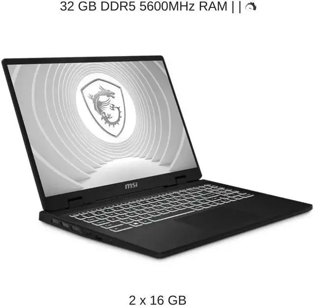 Alt view image 4 of 7 - [2024] HIDevolution MSI CreatorPro M16 HX C14VKG 16" FHD+, 1.6 GHz i7-14650HX, RTX 3000 ADA, 32 GB DDR5 RAM, 2 TB PCIe SSD, Windows 11 Pro