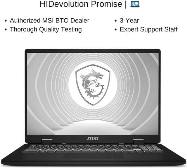 Alt view image 6 of 6 - [2024] HIDevolution MSI CreatorPro M16 HX C14VIG 16" FHD+, 1.6 GHz i7-14650HX, RTX 1000 ADA, 128 GB DDR5 RAM, 16 TB PCIe SSD, Windows 11 Pro