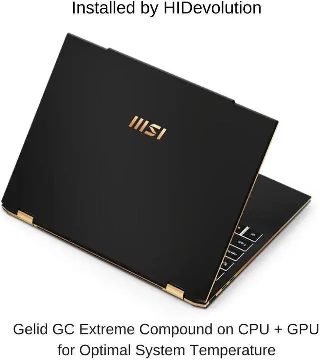 Alt view image 2 of 7 - [2024] HIDevolution MSI Summit 13 AI+ Evo A2VMTG [Black] 13.3" FHD+ Touch, 2.2 GHz Ultra 7-258V, Intel Arc, 32 GB LPDDR5, 1 TB PCIe SSD, Windows 11 Pro