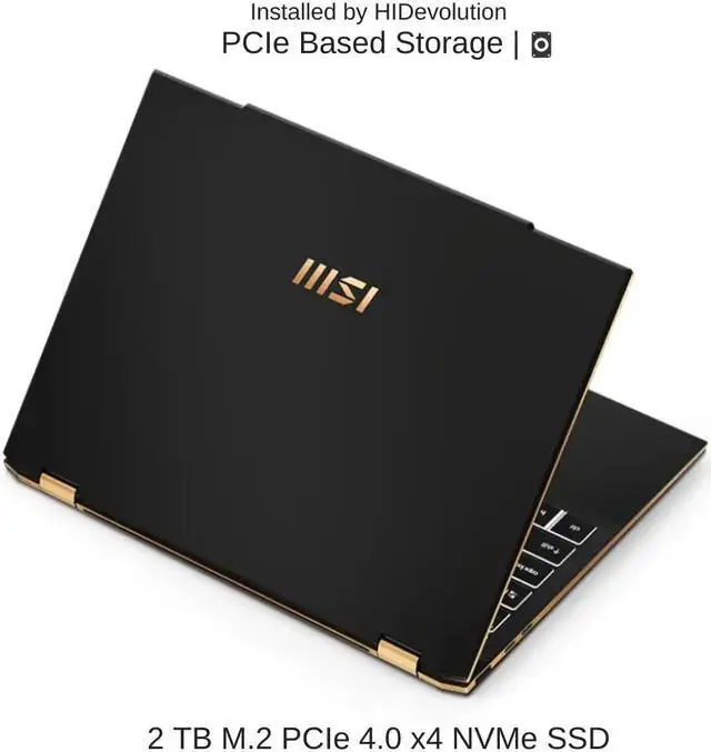 Alt view image 5 of 7 - [2024] HIDevolution MSI Summit 13 AI+ Evo A2VMTG [Black] 13.3" FHD+ Touch, 2.2 GHz Ultra 7-258V, Intel Arc, 32 GB LPDDR5, 1 TB PCIe SSD, Windows 11 Pro