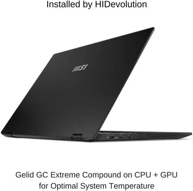 Alt view image 2 of 7 - [2024] HIDevolution MSI Summit E16 AI Studio A1VETG [Black] 16" QHD+ 165Hz Touch, 1.4 GHz Ultra 7-155H, RTX 4050, 32 GB LPDDR5, 2 TB PCIe SSD, Windows 11 Pro