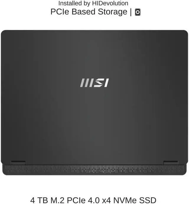 Alt view image 5 of 7 - [2024] HIDevolution MSI Prestige 14 AI Evo C1MG [Gray] 14" 2.8K, 1.8 GHz Ultra 9-185H, Intel Arc, 64 GB DDR5, 4 TB PCIe SSD, Windows 11 Pro