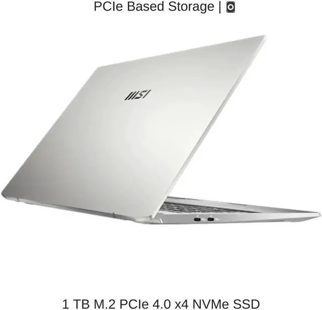 Alt view image 5 of 7 - [2024] HIDevolution MSI Prestige A16 AI+ A3HMG [Silver] 16" QHD+ 165Hz, 2.0 GHz Ryzen AI 9 365, AMD Radeon, 32 GB LPDDR5X, 1 TB PCIe SSD, Windows 11 Pro