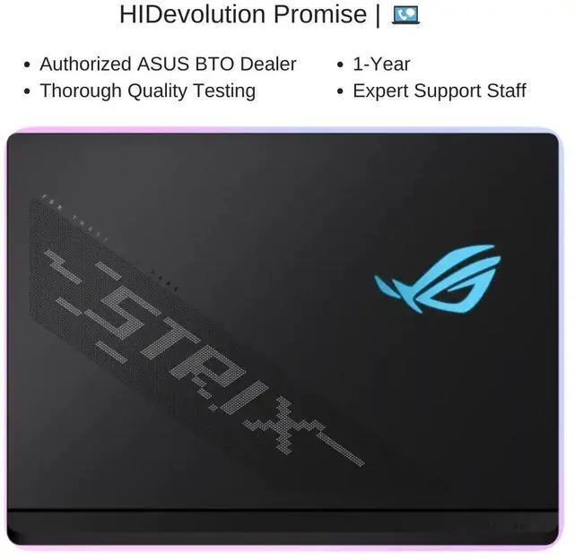 Alt view image 7 of 7 - [2025] HIDevolution ASUS ROG Strix SCAR 18 G835LW 18" WQXGA 240Hz Mini LED, 2.1 GHz Ultra 9-275HX, RTX 5080, 64 GB DDR5 RAM, 8 TB PCIe SSD, Windows 11 Pro