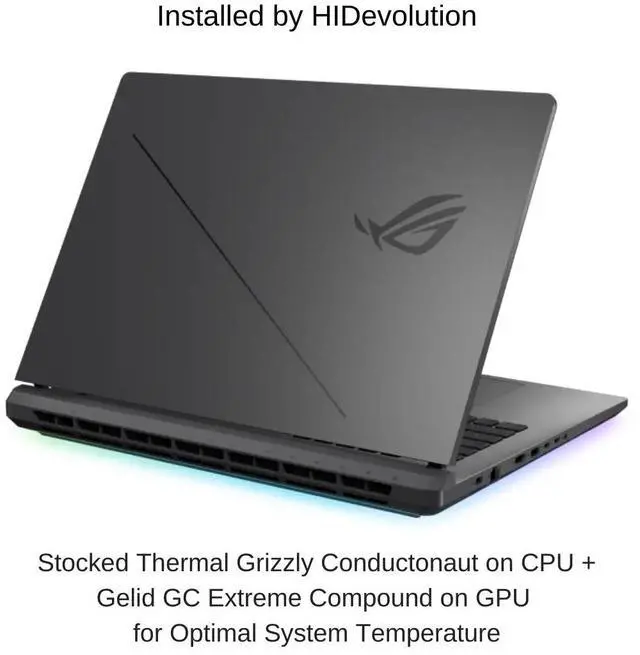 Alt view image 2 of 7 - [2025] HIDevolution ASUS ROG Strix G18 G815LW 18" WQXGA 240Hz IPS-Level, 2.1 GHz Ultra 9-275HX, RTX 5080, 32 GB DDR5 RAM, 2 TB PCIe SSD, Windows 11 Home