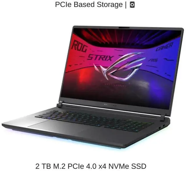 Alt view image 5 of 7 - [2025] HIDevolution ASUS ROG Strix G18 G815LW 18" WQXGA 240Hz IPS-Level, 2.1 GHz Ultra 9-275HX, RTX 5080, 32 GB DDR5 RAM, 2 TB PCIe SSD, Windows 11 Home