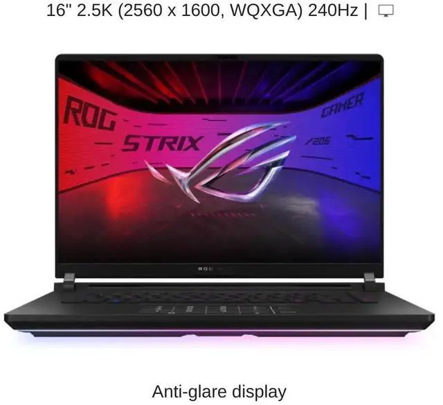 Alt view image 6 of 7 - [2025] HIDevolution ASUS ROG Strix SCAR 16 G635LW 16" WQXGA 240Hz Mini LED, 2.1 GHz Ultra 9-275HX, RTX 5080, 32 GB DDR5 RAM, 2 TB PCIe SSD, Windows 11 Pro