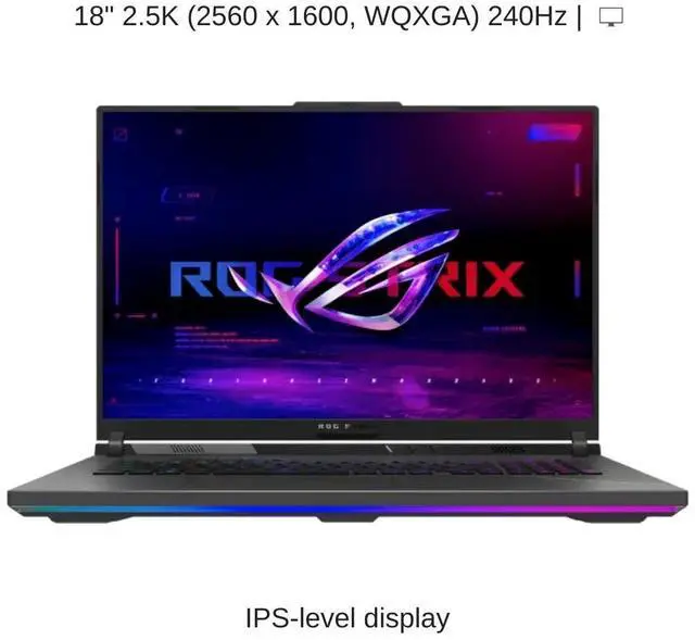 Alt view image 6 of 7 - [2025] HIDevolution ASUS ROG Strix G18 G814PH 18" WUXGA 144Hz IPS-Level, 2.4 GHz Ryzen 9 8940HX, RTX 5050, 64 GB DDR5 RAM, 8 TB PCIe SSD, Windows 11 Pro