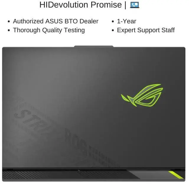 Alt view image 7 of 7 - [2025] HIDevolution ASUS ROG Strix G18 G814PH 18" WUXGA 144Hz IPS-Level, 2.4 GHz Ryzen 9 8940HX, RTX 5050, 64 GB DDR5 RAM, 8 TB PCIe SSD, Windows 11 Pro