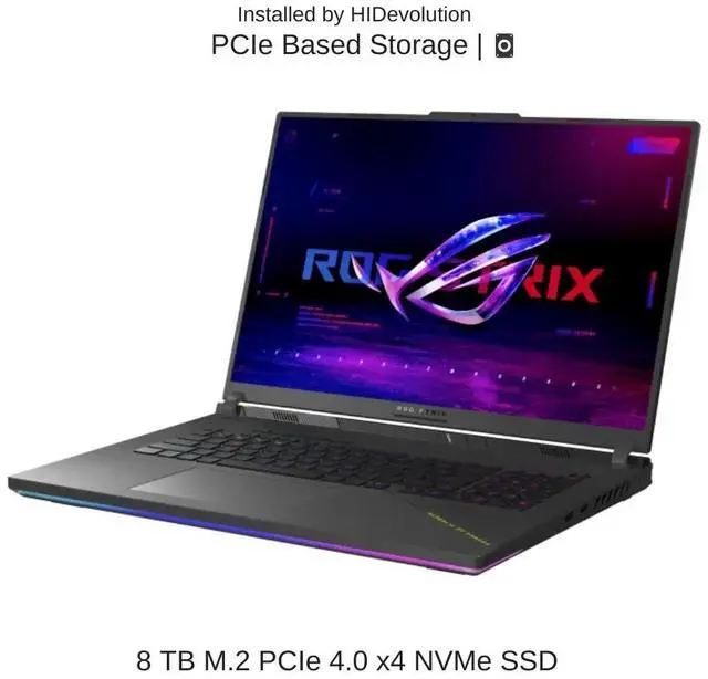 Alt view image 5 of 7 - [2025] HIDevolution ASUS ROG Strix G18 G814PH 18" WUXGA 144Hz IPS-Level, 2.4 GHz Ryzen 9 8940HX, RTX 5050, 64 GB DDR5 RAM, 8 TB PCIe SSD, Windows 11 Pro