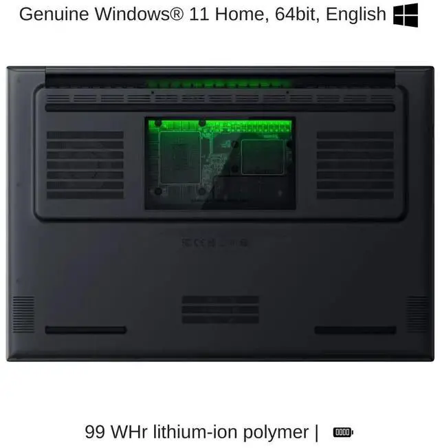 Alt view image 6 of 6 - Razer Blade 18 [2025] Black, 18" Dual UHD+ 240Hz / FHD+ 440Hz, 2.1 GHz Ultra 9-275HX , RTX 5070TI, 32 GB DDR5 RAM, 1 TB PCIe SSD, Windows 11 Home