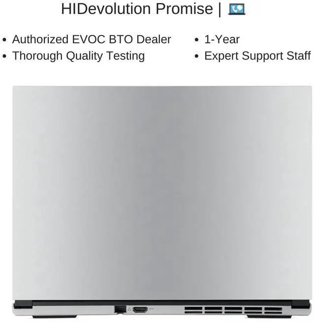 Alt view image 7 of 7 - [2025] HIDevolution EVOC High Performance Systems V5402B (V540TU1) 14" FHD+, 2.0 GHz Ultra 7-255H, Intel ARC, 96 GB DDR5 RAM, 8 TB PCIe SSD, Windows 11 Pro