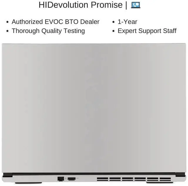 Alt view image 7 of 7 - [2025] HIDevolution EVOC High Performance Systems V5602A (V560TU) 16" FHD+, 1.8 GHz Ultra 5-225H, Intel ARC, 16 GB DDR5 RAM, 1 TB PCIe SSD, Windows 11 Pro