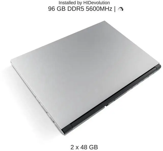 Alt view image 4 of 7 - [2025] HIDevolution EVOC High Performance Systems V5402B (V540TU1) 14" FHD+, 2.0 GHz Ultra 7-255H, Intel ARC, 96 GB DDR5 RAM, 8 TB PCIe SSD, Windows 11 Pro