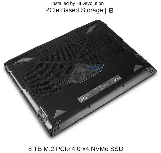Alt view image 5 of 7 - [2025] HIDevolution EVOC High Performance Systems X5801D (X580WNT-G) 18" UHD+ 200Hz, 2.1 GHz Ultra 9-275HX, RTX 5090, 128 GB DDR5 RAM, 8 TB PCIe SSD, Windows 11 Pro