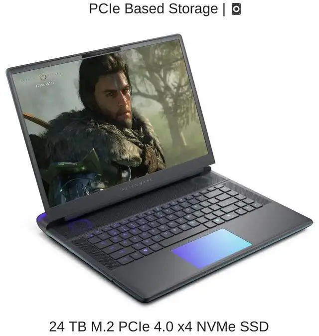 Alt view image 4 of 7 - [2025] Alienware 16 Area-51 [Mechanical Keyboard] 16" QHD+ 240Hz, 2.1 GHz Ultra 9-275HX, RTX 5090, 64 GB DDR5 RAM, 24 TB PCIe SSD, Windows 11 Home