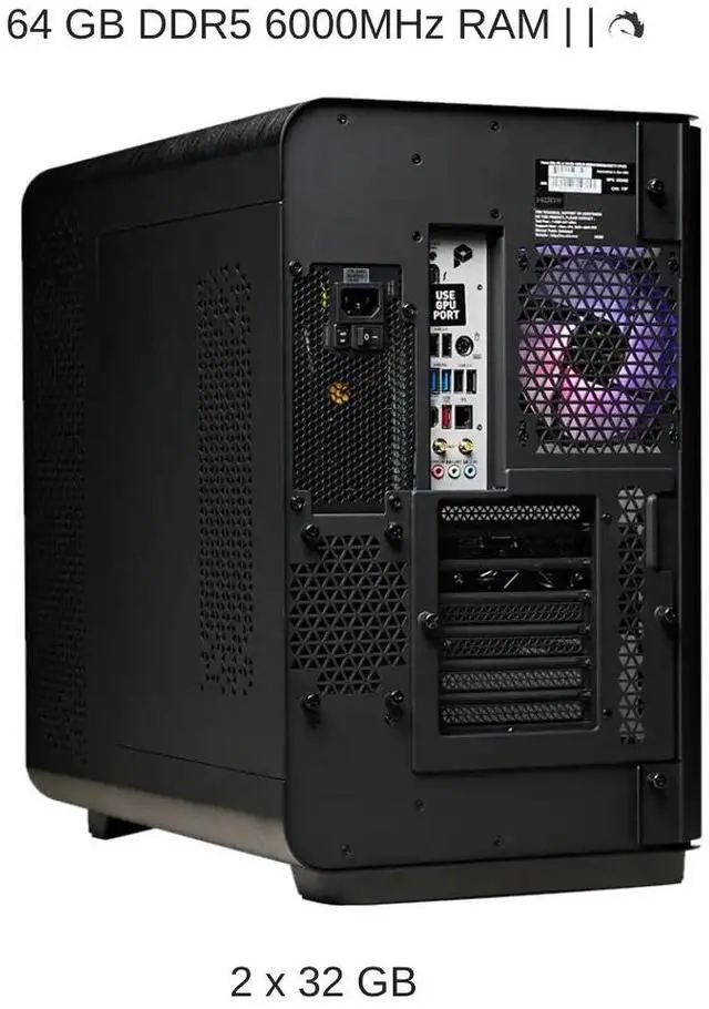 Alt view image 4 of 7 - [2025] HIDevolution MSI Infinite RS AI 2NVZ9 3.2 GHz Ultra 9-285K, RTX 5090, 64 GB DDR5 RAM, 2 TB PCIe SSD, Windows 11 Pro