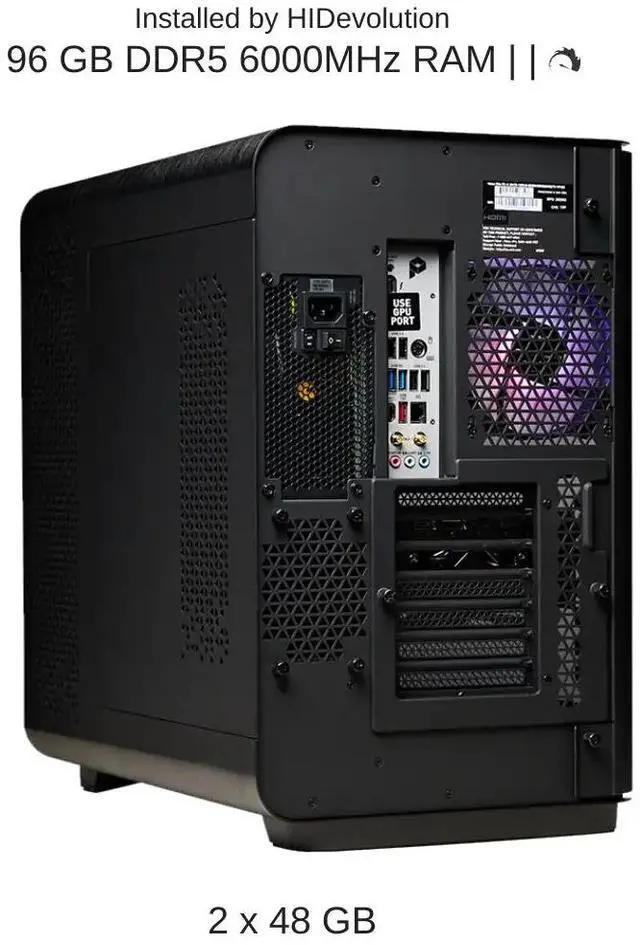Alt view image 4 of 7 - [2025] HIDevolution MSI Infinite RS AI 2NVZ9 3.2 GHz Ultra 9-285K, RTX 5090, 96 GB DDR5 RAM, 32 TB PCIe SSD, Windows 11 Pro