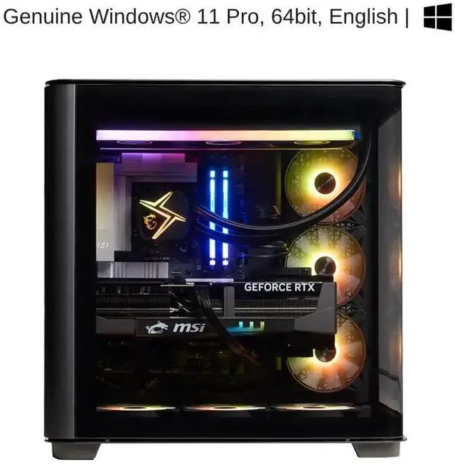 Alt view image 6 of 7 - [2025] HIDevolution MSI Infinite RS AI 2NVZ9 3.2 GHz Ultra 9-285K, RTX 5090, 96 GB DDR5 RAM, 32 TB PCIe SSD, Windows 11 Pro
