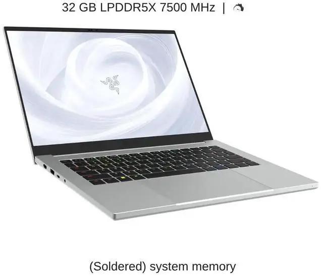 Alt view image 3 of 7 - Razer Blade 14 [2025] White, 14" QHD+ 120Hz OLED, 2.0 GHz Ryzen AI 9 365, RTX 5070, 32 GB LPDDR5X RAM, 2 TB PCIe SSD, Windows 11 Home