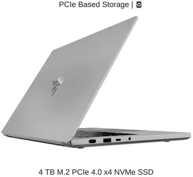 Alt view image 5 of 7 - Razer Blade 14 [2025] White, 14" QHD+ 120Hz OLED, 2.0 GHz Ryzen AI 9 365, RTX 5070, 32 GB LPDDR5X RAM, 2 TB PCIe SSD, Windows 11 Home