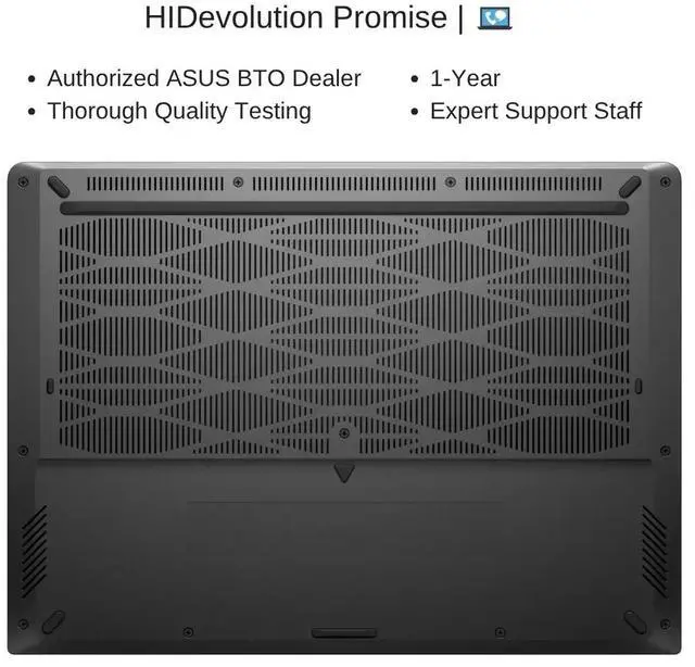 Alt view image 7 of 7 - [2025] HIDevolution ASUS TUF Gaming A14 FA401KM 14" WQXGA 165Hz, 2.0 GHz Ryzen Al 7 350, 16 GB LPDDR5X RAM, 1 TB PCIe SSD, Windows 11 Home