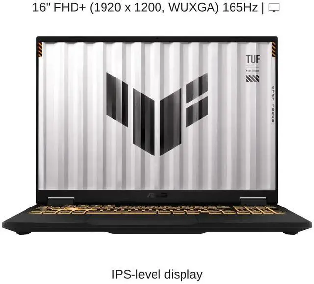 Alt view image 6 of 7 - [2025] HIDevolution ASUS TUF Gaming F16 FX608JMR 16" FHD+ 165Hz IPS-Level, 1.6 GHz i7-14650HX, RTX 5060, 128 GB DDR5 RAM, 1 TB PCIe SSD, Windows 11 Home