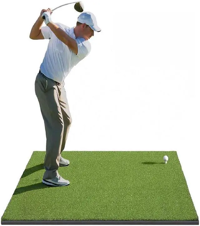 Main image of Golf Hitting Mat Artificial Turf Mat for Indoor Outdoor Practice 3x4 Ft Backyard Fun - axGear