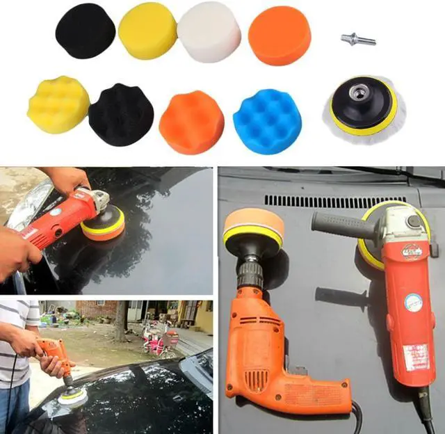 Alt view image 7 of 7 - Drill Brush Attachment Set 22 Pieces for Power Drill Kitchen Cleaning Car Waxing - axGear