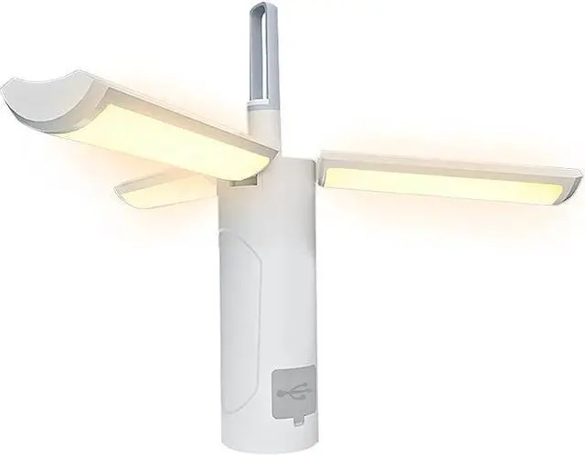 Alt view image 3 of 7 - Lantern Flashlight LED Camping Tent Light Foldable Power Bank Water Resistant - axGear