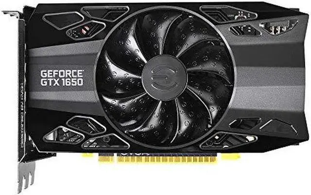 Alt view image 2 of 7 - EVGA GeForce GTX 1650 XC, Overclocked, 2.75 Slot Extreme Cool, 65C Gaming, 4GB GDDR5, 04G-P4-1153-KR