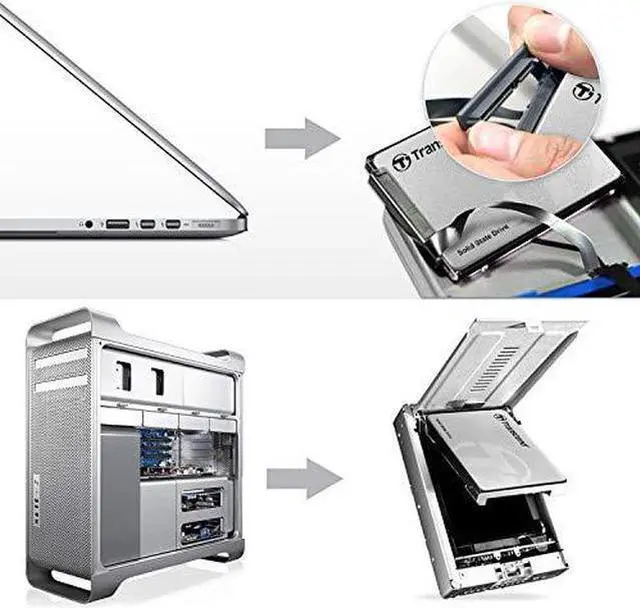 Alt view image 6 of 14 - Transcend SSD220 120 GB Solid State Drive - 2.5" Internal - SATA (SATA/600)