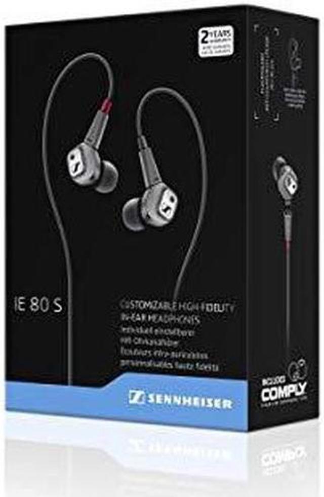 Alt view image 6 of 10 - Sennheiser IE 80 S High-end Ear-Canal Headphones