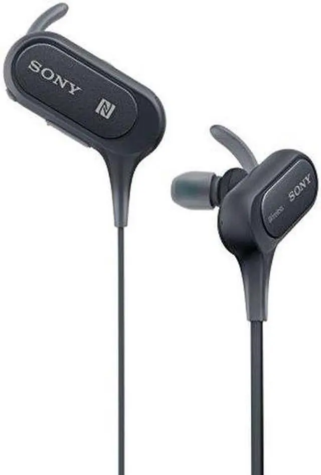 Alt view image 19 of 20 - Sony MDRXB50BS/B Wireless, In-Ear, Sports Headphone, Black