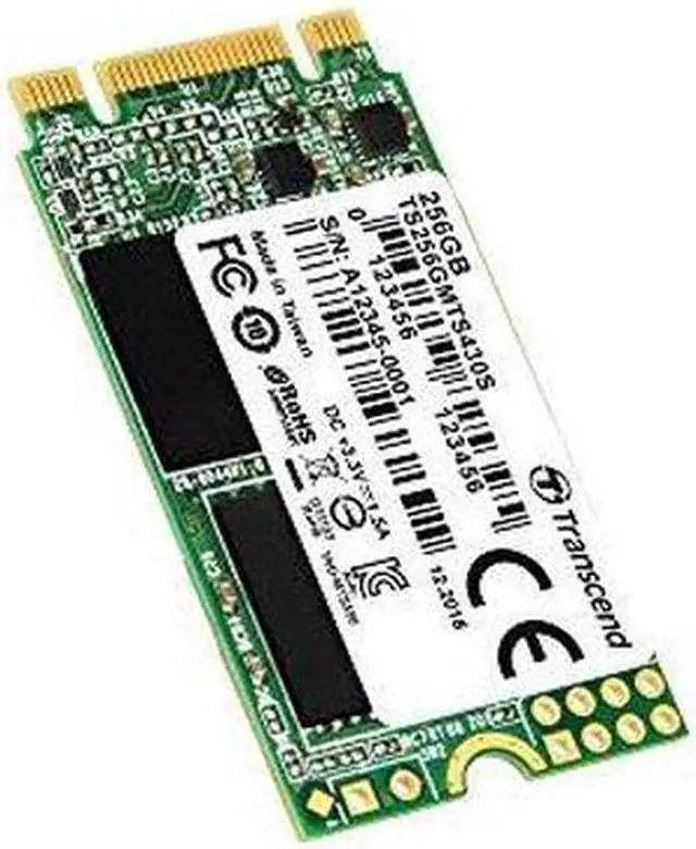 Alt view image 3 of 11 - transcend 256gb sata iii 6gb/s mts430s 42 mm m.2 ssd solid state drive ts256gmts430s