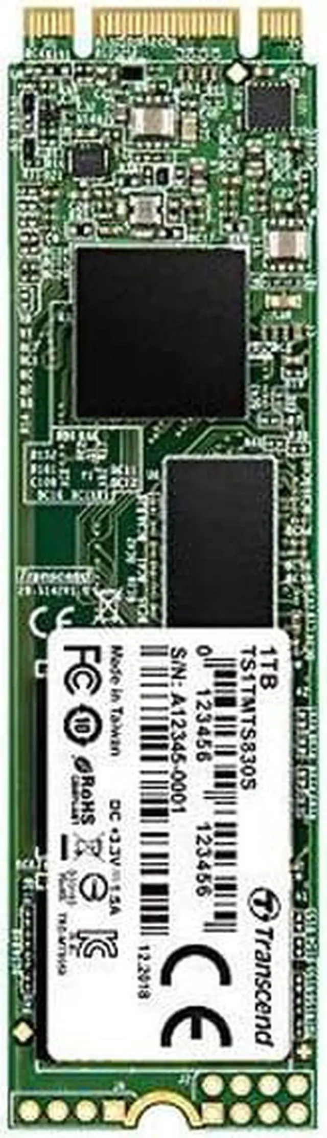 Alt view image 4 of 8 - Transcend 830S 1 TB Solid State Drive - SATA (SATA/600) - Internal - M.2 2280