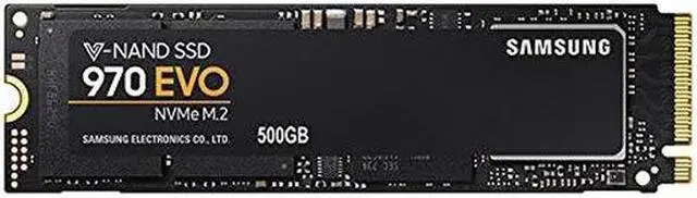 Alt view image 8 of 12 - SAMSUNG 970 EVO M.2 2280 500GB PCIe Gen 3.0 x4, NVMe 1.3 V-NAND 3-bit MLC Internal Solid State Drive (SSD) MZ-V7E500E