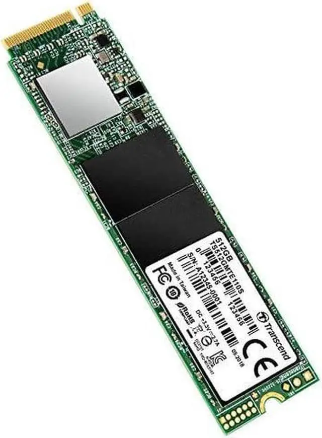 Alt view image 2 of 20 - Transcend 110S 512GB M.2 2280 PCIe GEN3X4 3D TLC Double-sided Internal Solid State Disk TS512GMTE110S